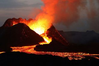 Haile Gobi volcano in Ethiopia