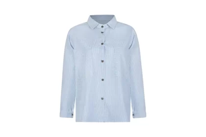 Paradise model women's long-sleeve lapel collar shirt