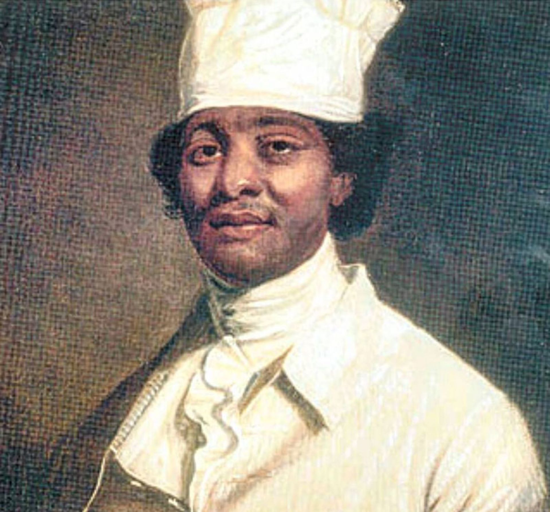 Painted portrait of James Hemings, American chef