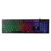 Beyond gaming keyboard model BGK-2010, membrane switch, Full-Size, RGB lighting