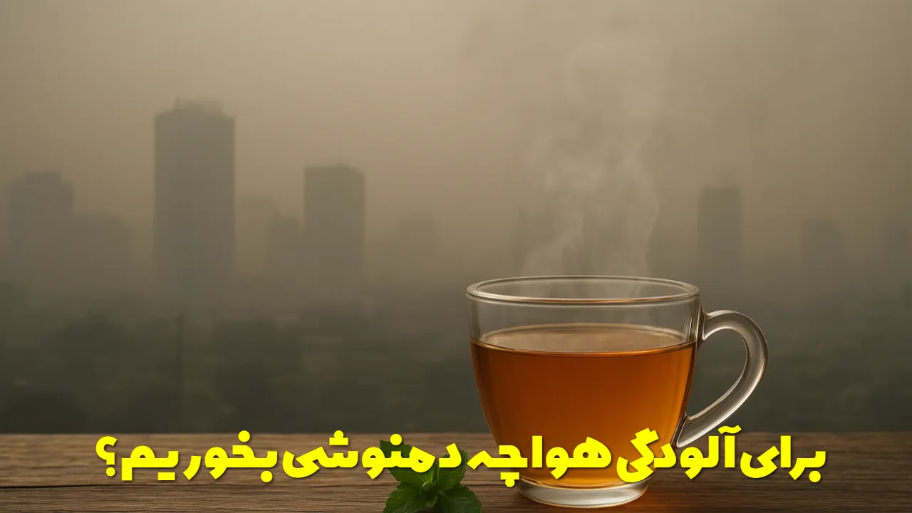 What should we drink for air pollution?