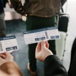 Paper ticket for two people