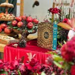 Yalda's table arrangement in Orchid