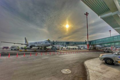 Airplane at Kish airport