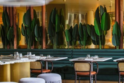 Green plants and hotel furniture in Nairobi