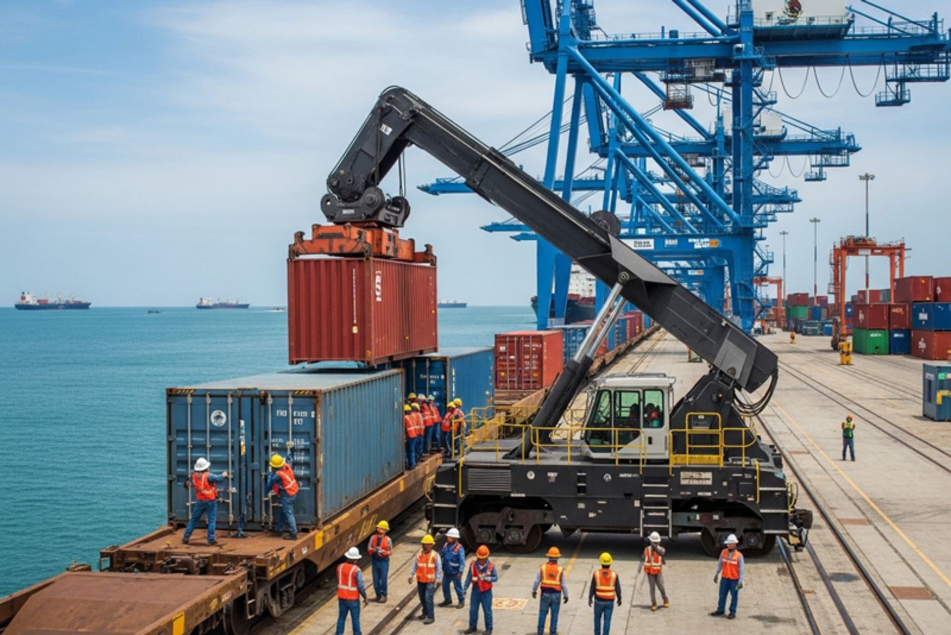 Loading in the Tewantepec Corridor in Mexico