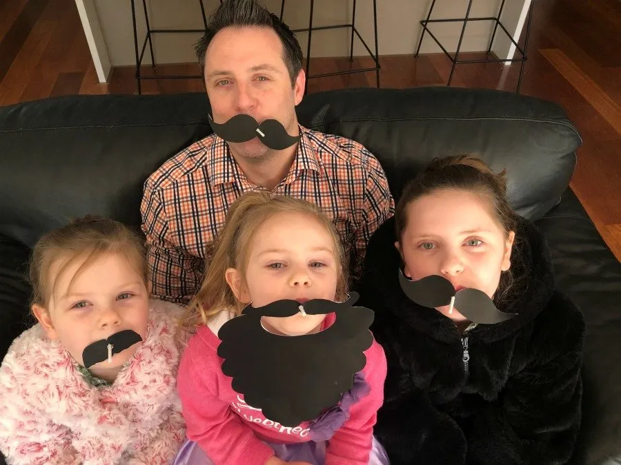 Father's Day craft mustache