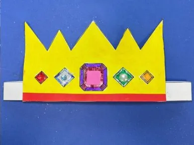 Father's day craft with white paper