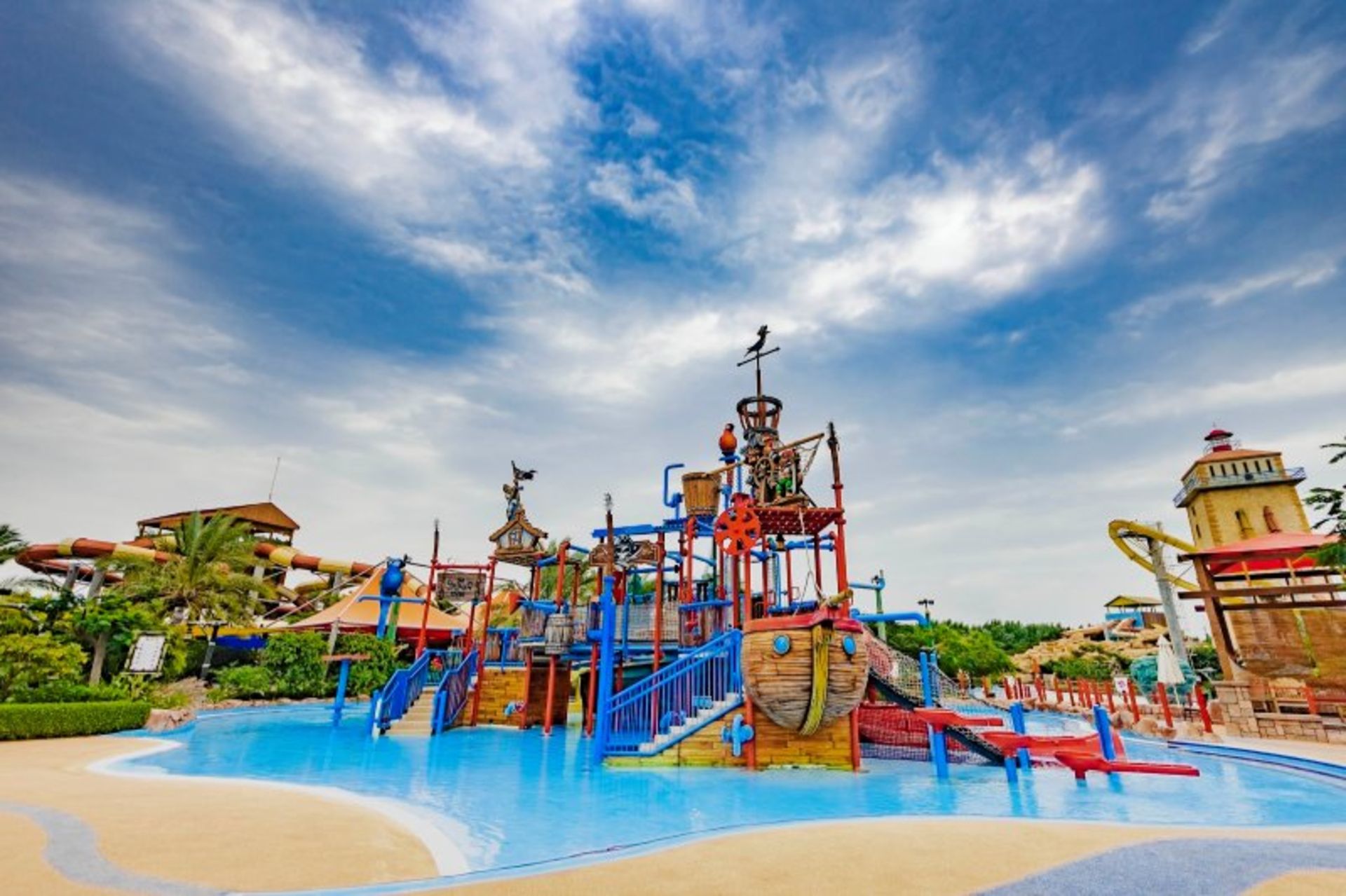 Amusement equipment in Ocean Water Park
