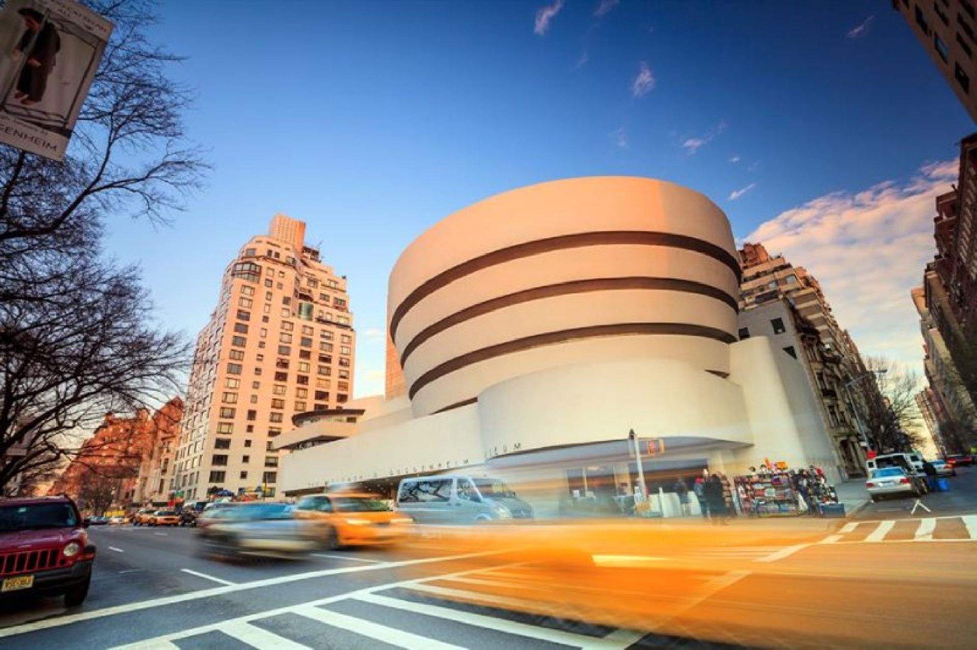 The exterior of the Guggenheim Museum of the United States of America