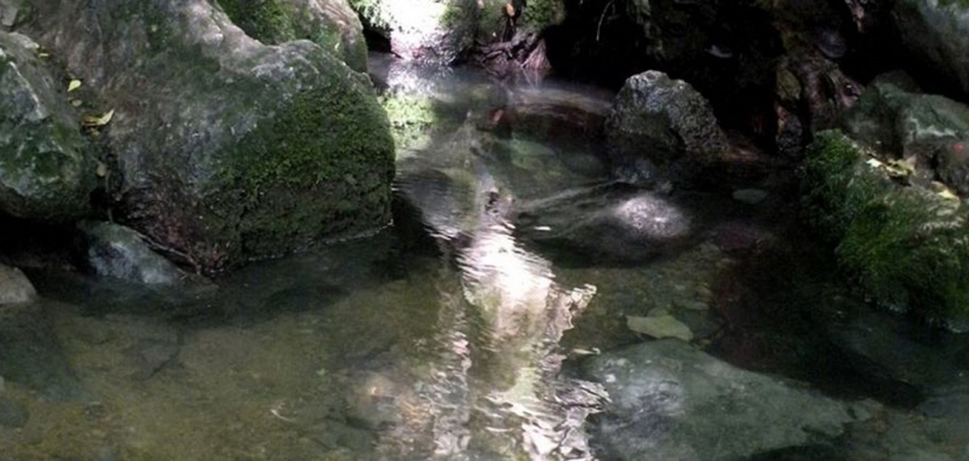 Chabaksar Demesh spring among the boulders