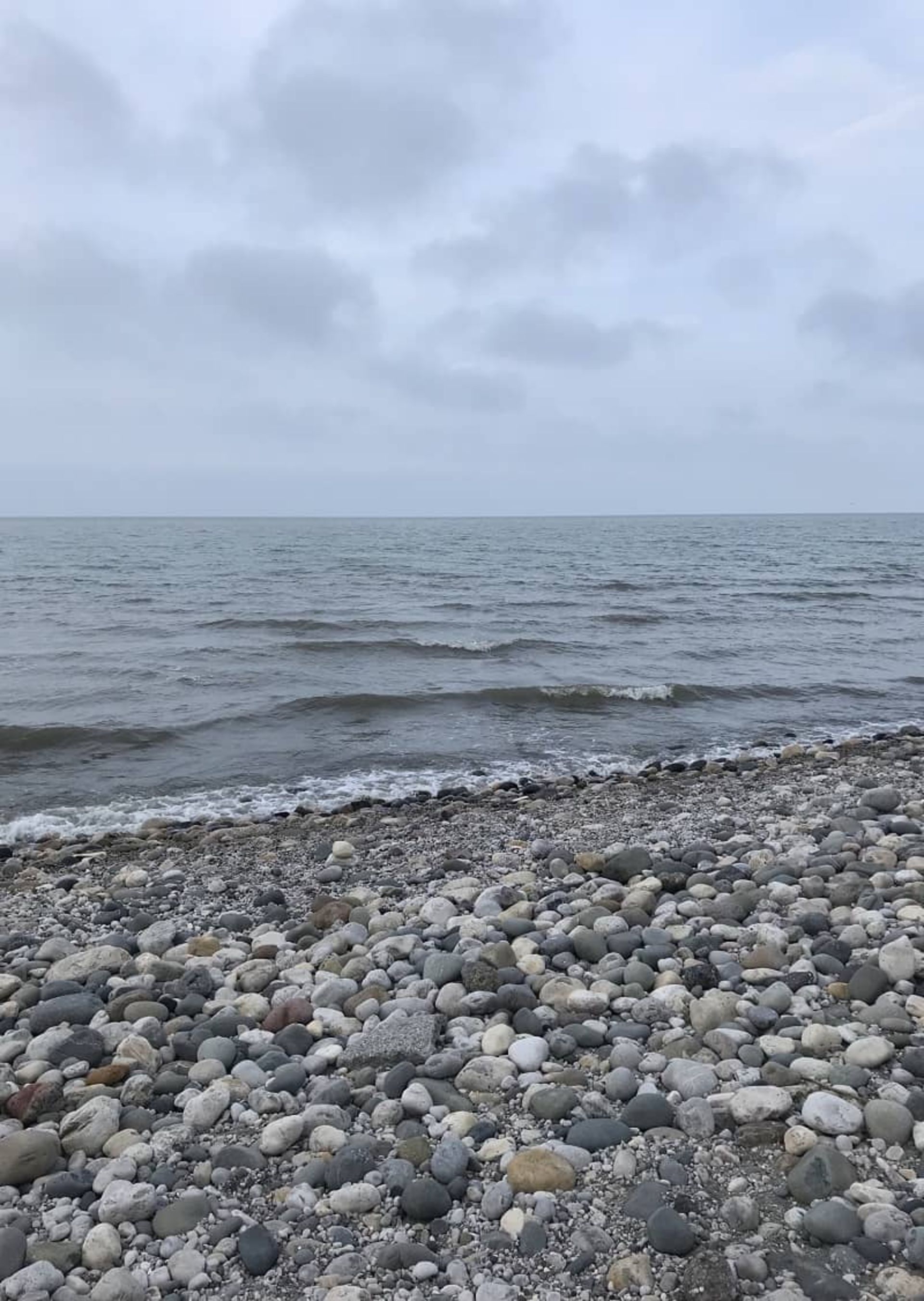 The rocky beach of Chaijan village