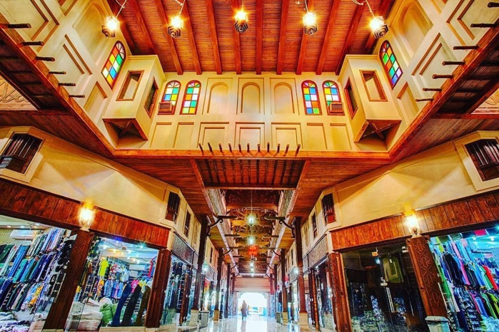 The interior of the palm market in Darghan Qeshm