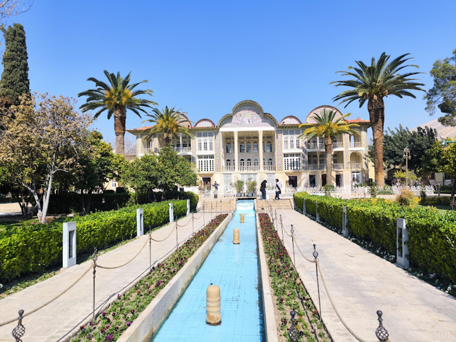The attractive atmosphere of Eram Garden in Shiraz