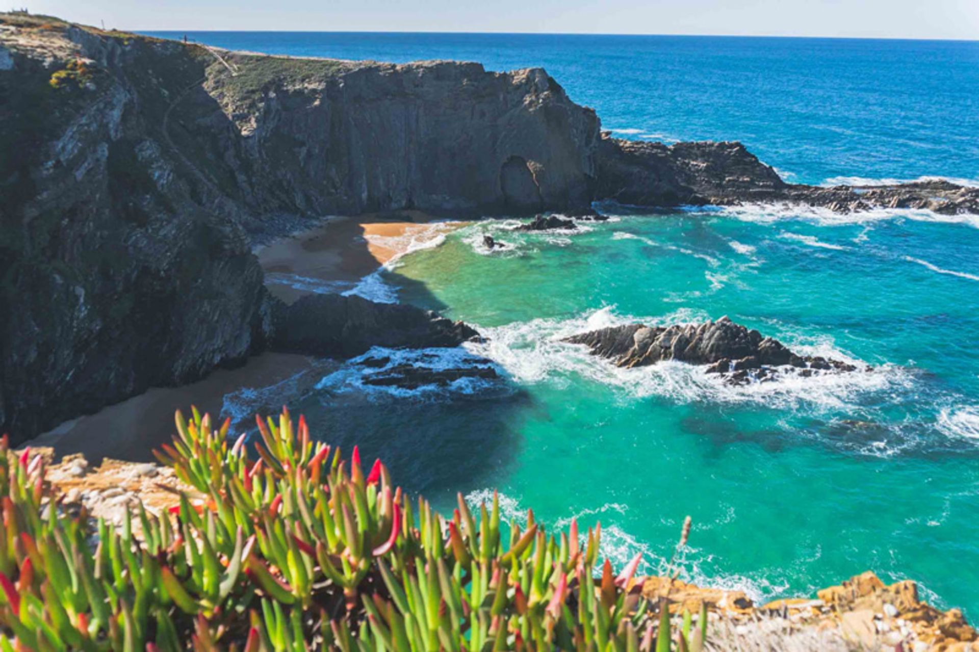 Hiking trails on the coast of Portugal