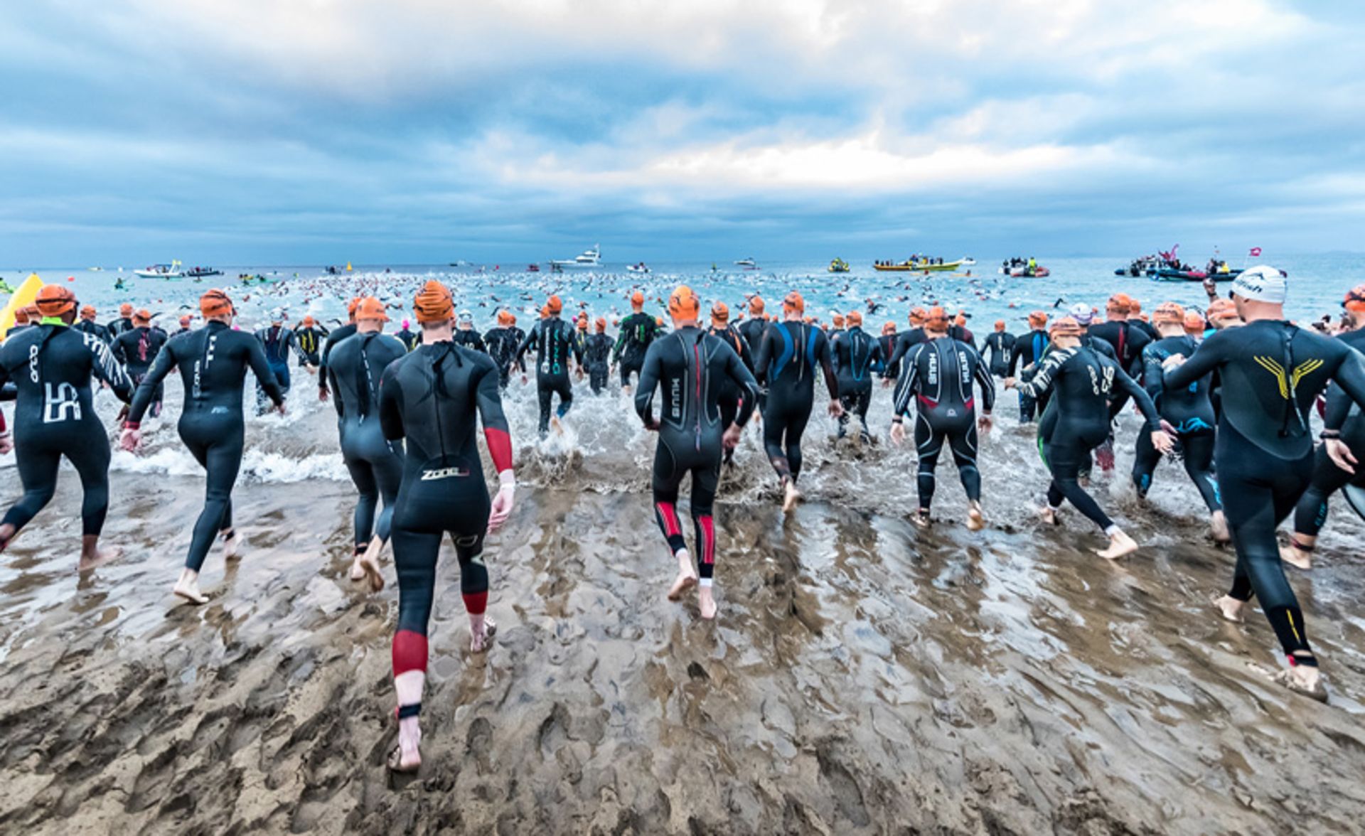 Triathlon on the beaches of Lanzarote