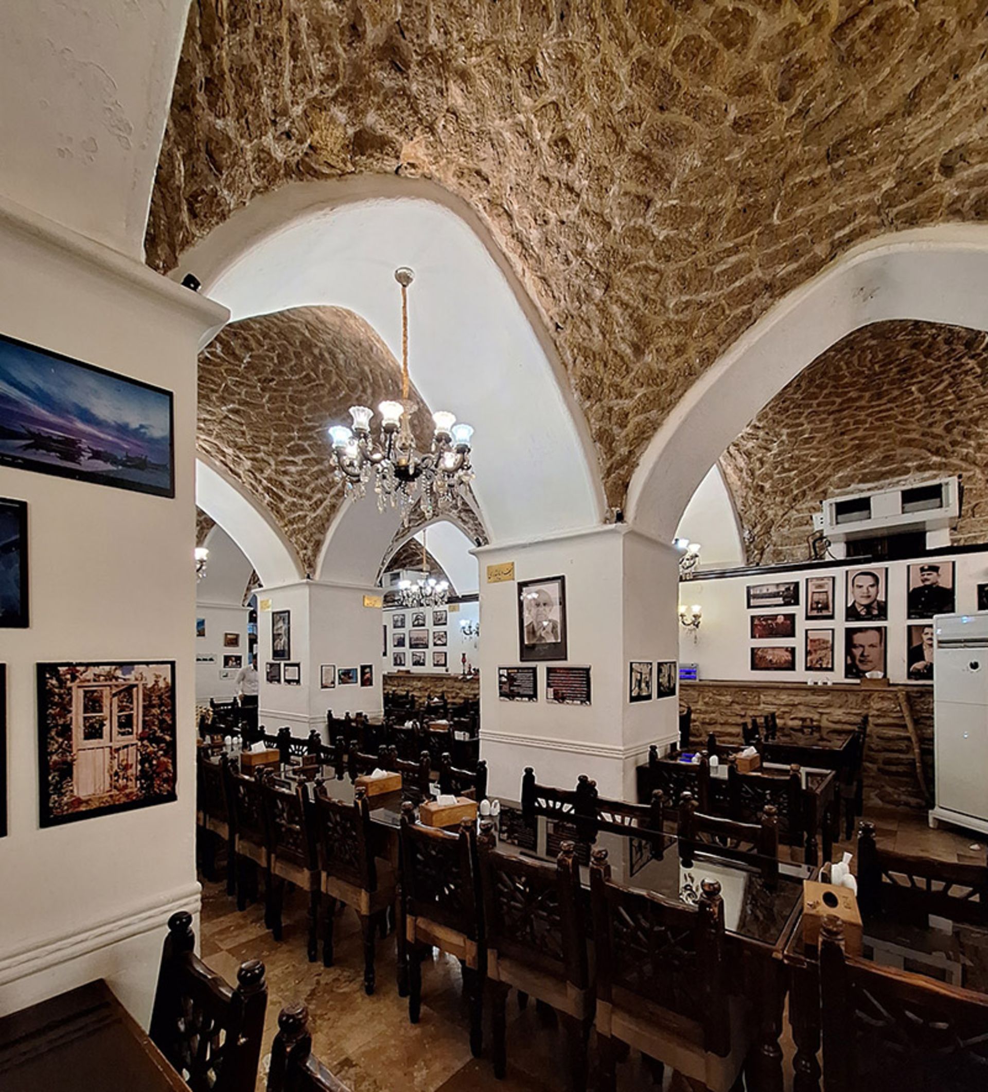 Interior of Gavam Bushehr Reservoir Restaurant