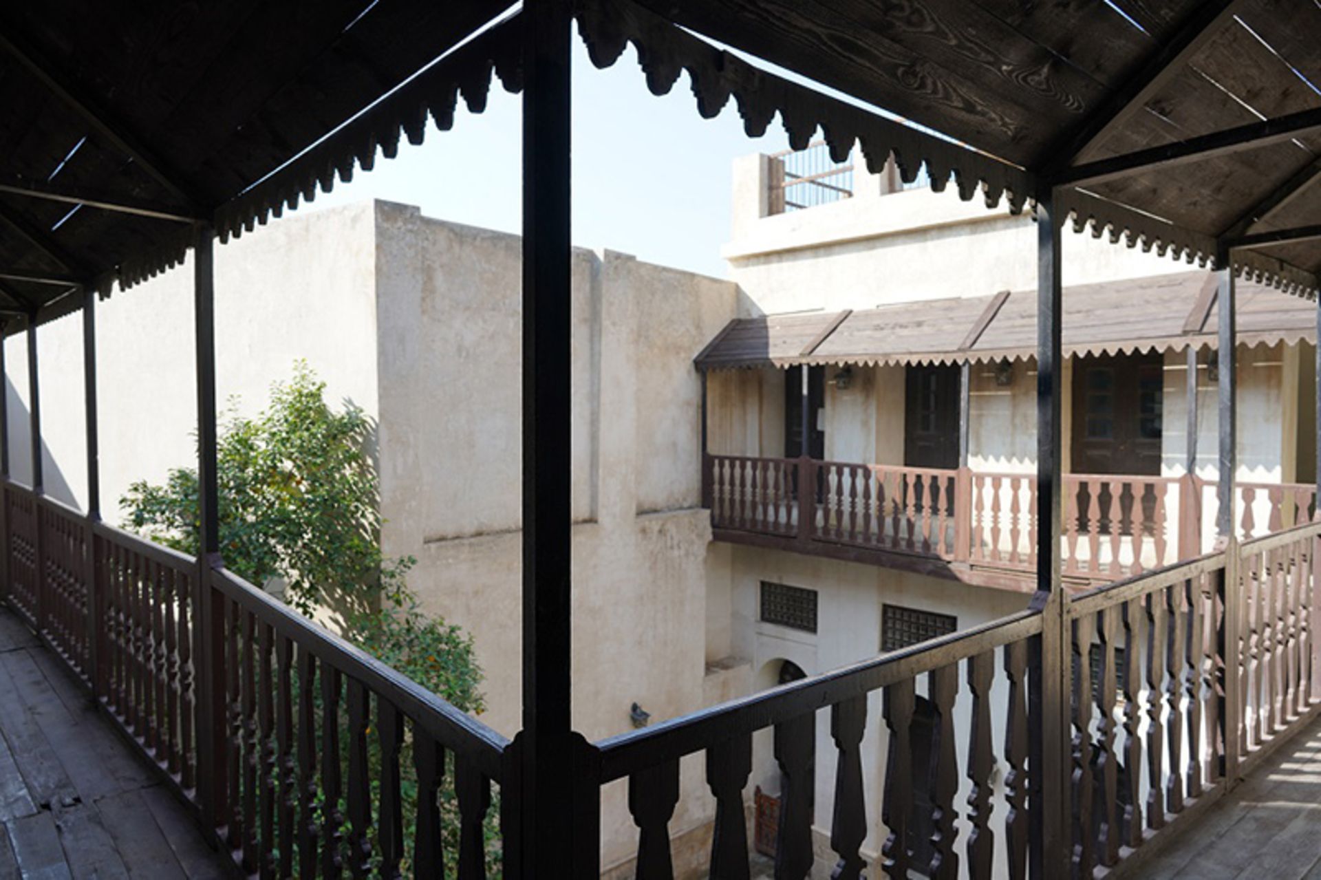 The second floor of Taheri Bushehr mansion