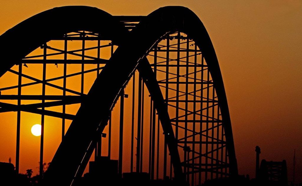 Ahvaz White Bridge Ahvaz white bridge architecture
