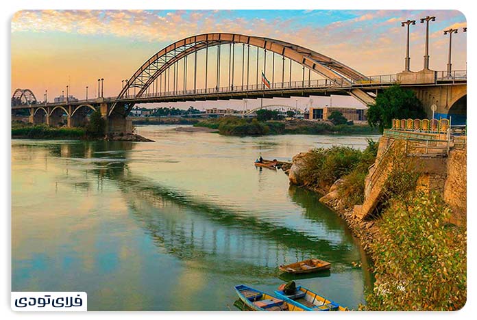 Ahvaz White Bridge Karun River