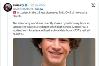 A student discovered 1.5 million space objects with the help of artificial intelligence and got a job offer from NASA - diginoy