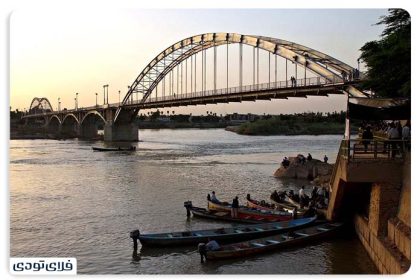 Introducing the white bridge of Ahvaz