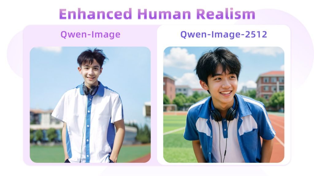 Improved face rendering in Qwen-Image-2512