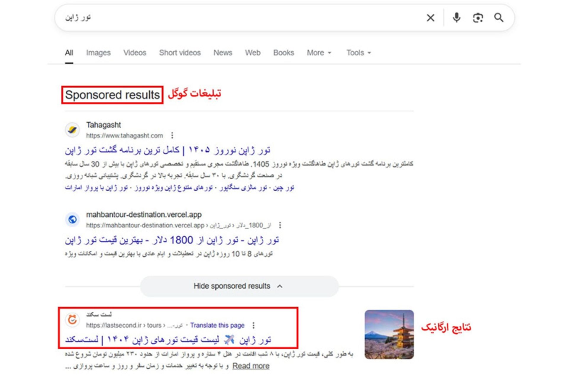 Popular tourist destinations of Iranians in 1404