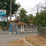 The entrance to Golsarkh entertainment complex