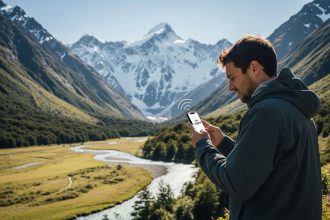 Searching for mobile antenna in nature