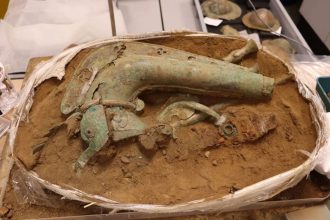 Discovery of the ancient Trumpet