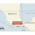 Tewantpak Corridor freight train route on the map