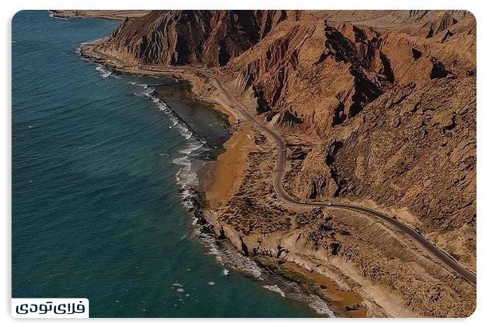 Persian sights Bastano coastal road