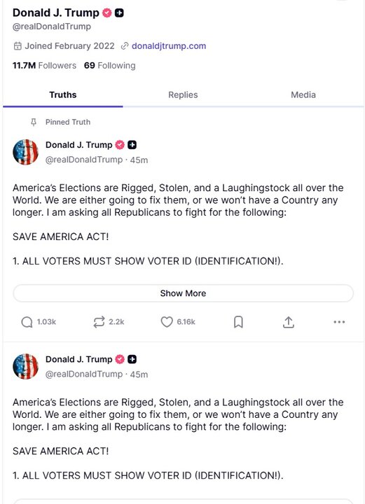 Trump's re-emphasis: The American election has made the world laugh