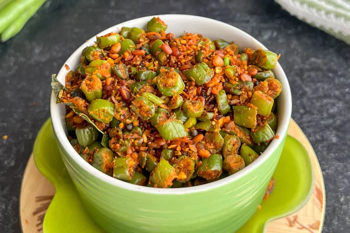 Green bean meal without meat