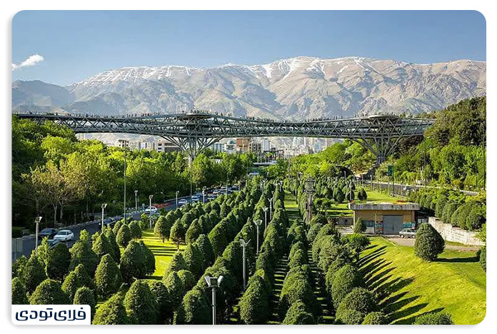 Sai Park Tehran nature bridge