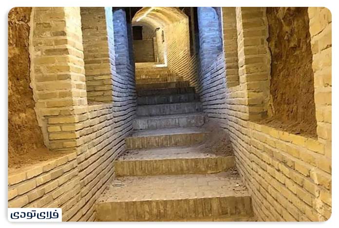 Access route to Zarach aqueduct of Yazd