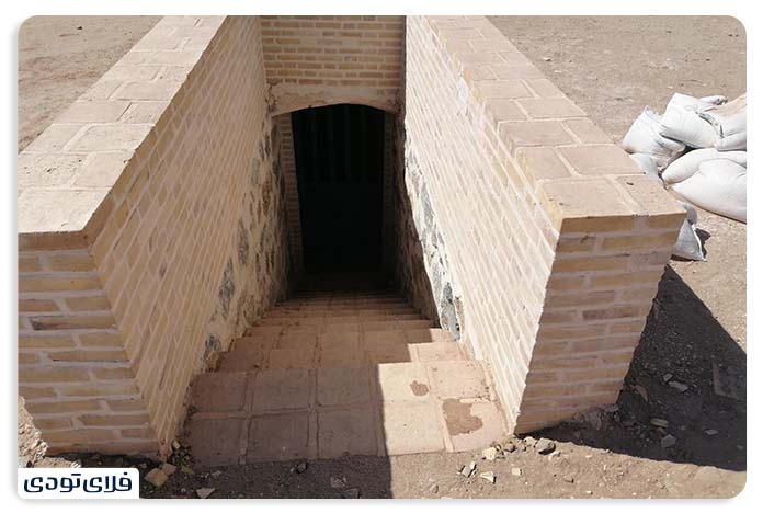 Features of Zarach aqueduct of Yazd