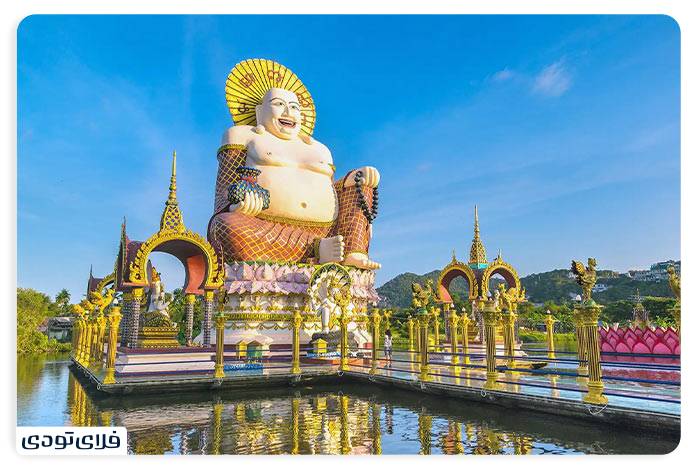 Wat Plai Laem Temple in Samui