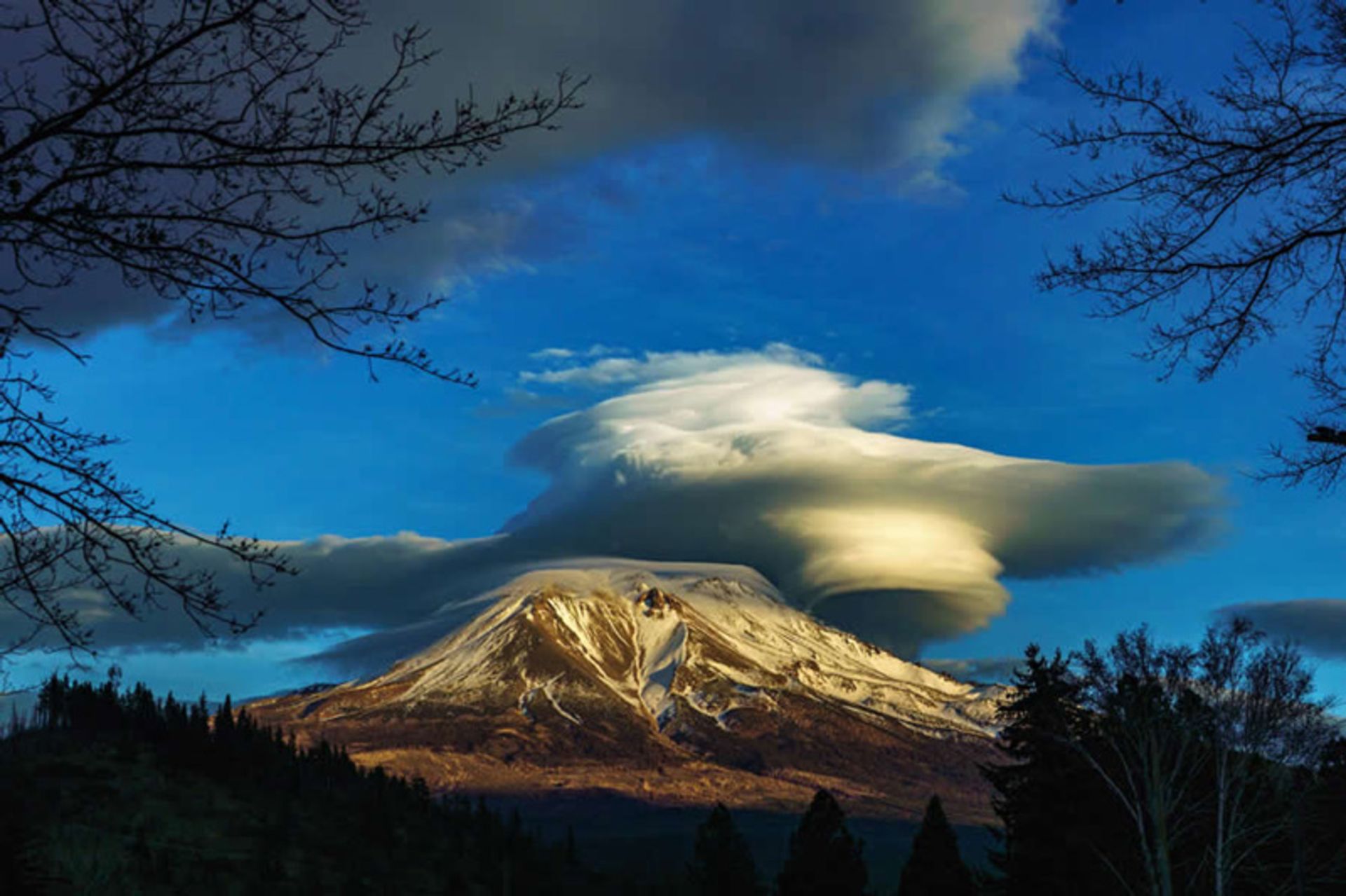 The formation of a tornado