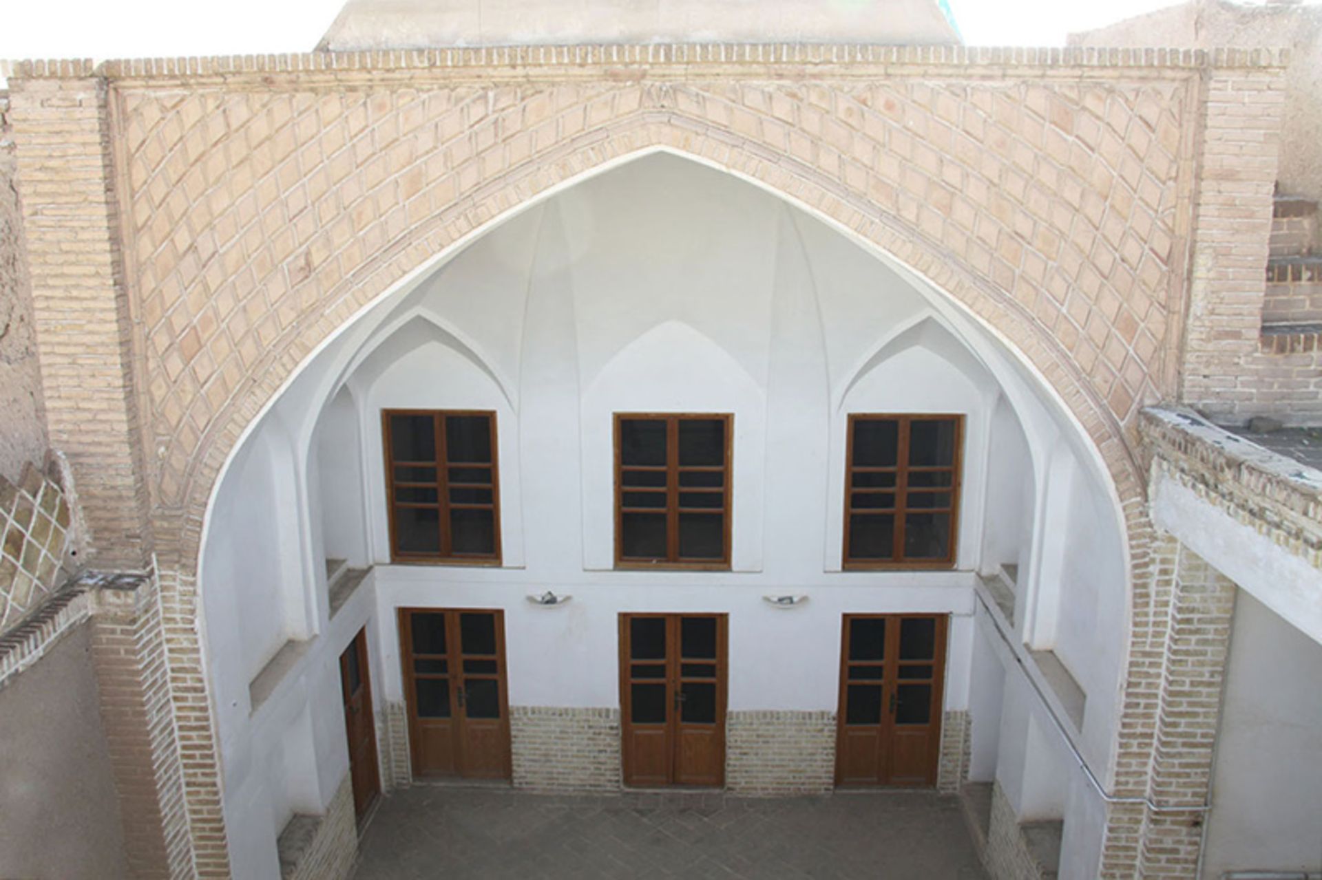 The courtyard of Torabi Semnan house