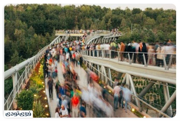 Tehran nature bridge Photography in the natural bridge