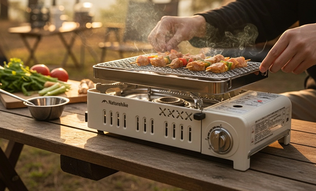 Cooking in the forest