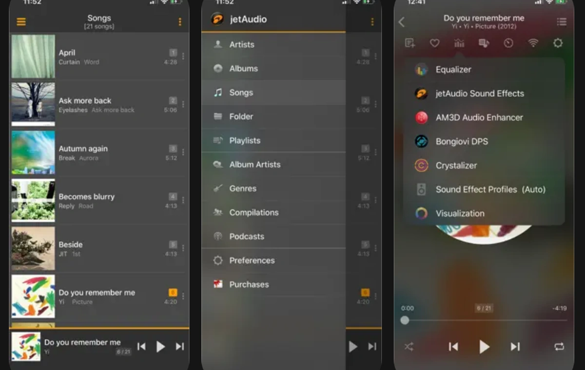 JetAudio; Full sound control for professional users