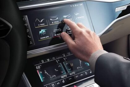 Physical button of the car