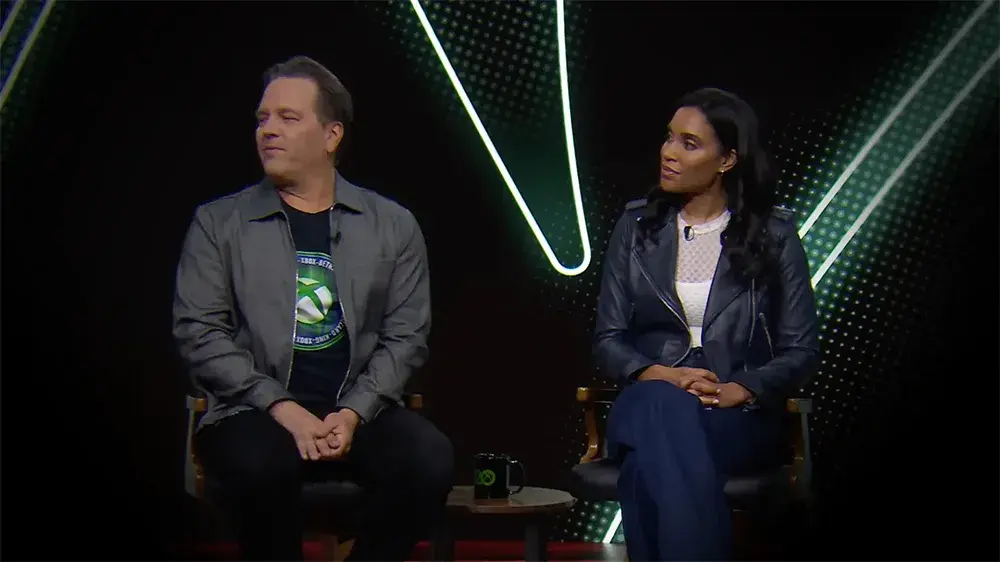 Phil Spencer and Sarah Bond