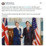 The axes of consultation between the British and American foreign ministers