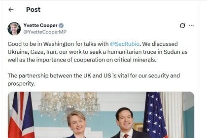 The axes of consultation between the British and American foreign ministers