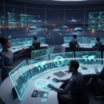 Flight control room with artificial intelligence