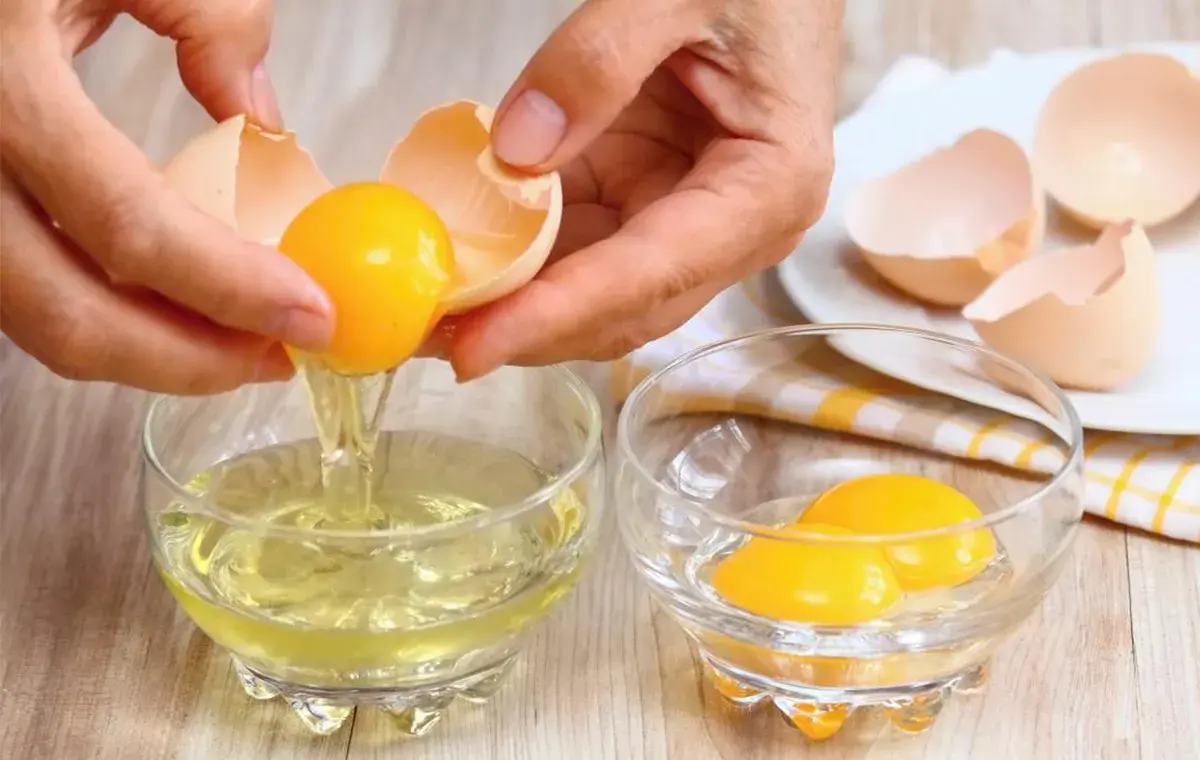 How to make an egg white mask